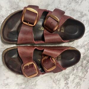 Birkenstock 39 big buckle arizona zinfandel